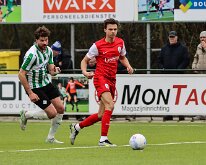HL20260321018 GENEMUIDEN, NETHERLANDS - MARCH 21: Berwout beiemers (l) of Genemuiden, Koen Vos (r) of Hercules. Competition match between SC Genemuiden vs USV Hercules at...