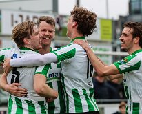 HL20260321022 GENEMUIDEN, NETHERLANDS - MARCH 21: Team of Genemuiden. Competition match between SC Genemuiden vs USV Hercules at Sportcomplex de Wetering on march 21, 2026 in...