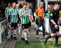 HL20260411017ALLSTARS Vriendschappelijk treffen tussen Sportclub Genemuiden 5 tegen het All Stars team, (mensen met een beperking), op sportpark de Wetering te Genemuiden.