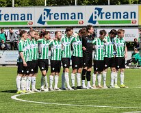 HL20260425003 GENEMUIDEN, NETHERLANDS - APRIL 25: Team of Genemuiden. competition match between SC Genemuiden vs SV Urk at Sports complex “the Wetering” on april 25, 2026 in...