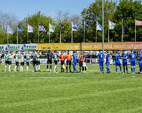 HS20260425002 GENEMUIDEN, NETHERLANDS - APRIL 25: competition match between SC Genemuiden vs SV Urk at Sports complex “the Wetering” on april 25, 2026 in Genemuiden,...