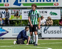 HS20260425010 GENEMUIDEN, NETHERLANDS - APRIL 25: competition match between SC Genemuiden vs SV Urk at Sports complex “the Wetering” on april 25, 2026 in Genemuiden,...