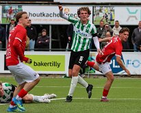 HL20260516013 GENEMUIDEN, NETHERLANDS - MAY 16: Arend van de Wetering (l) of Genemuiden, Timo Pluk (lm) of DOVO, Gerben Kolk (mr) of Genemuiden, Sam Oonincx (r) of DOVO....
