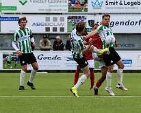 HL20260516018 GENEMUIDEN, NETHERLANDS - MAY 16: Gernben Kolk (l), Bart Jan Brouwer (r) of Genemuiden. Ccompetition match between SC Genemuiden vs DOVO at Sports complex “the...