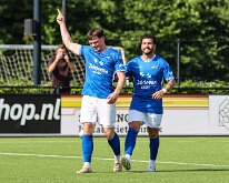 HL20260523020 HOOGEVEEN, NETHERLANDS - MAY 23: Sander Egbers (l), Matías Jones Mourigan (r) of Hoogeveen. Competition match between vv Hoogeveen vs SC Genemuiden at Sports...