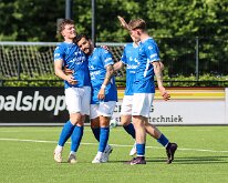 HL20260523021 HOOGEVEEN, NETHERLANDS - MAY 23: Sander Egbers (l), Matías Jones Mourigan (r) of Hoogeveen. Competition match between vv Hoogeveen vs SC Genemuiden at Sports...
