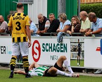 HL20260815006 GENEMUIDEN, NETHERLANDS - AUGUST 2026: Niels Greveink of Genemuiden. Competition match between SC Genemuiden vs DVS '33 at Sports complex “the Wetering” on...