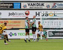 HL20260815012 GENEMUIDEN, NETHERLANDS - AUGUST 2026: Jasper Tuinman (l), Matthias Breman (r) of Genemuiden, Competition match between SC Genemuiden vs DVS '33 at Sports...