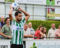 HL20260815021 GENEMUIDEN, NETHERLANDS - AUGUST 2026: Mitchell van Rooijen of Genemuiden. Competition match between SC Genemuiden vs DVS '33 at Sports complex “the Wetering”...