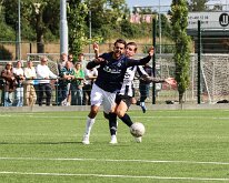 HL22082026008OP UTRECHT, NETHERLANDS - AUGUST 22, 2026: Mitchell van Rooijen (l) Genemuiden, Teun Heijmans (r) of Hercules. Competition match between USV Hercules vs SC...