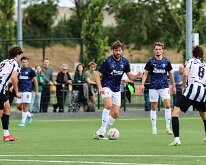 HL22082026009OP UTRECHT, NETHERLANDS - AUGUST 22, 2026: Berwout Beimers (l), Hadde Pleijsier (r) of Genemuiden. Competition match between USV Hercules vs SC Genemuiden at...
