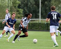 HL22082026011OP UTRECHT, NETHERLANDS - AUGUST 22, 2026: Hadde Pleijsier (l) of Genemuiden, Shanon David Carmelia (r) of Hercules. Competition match between USV Hercules vs SC...