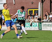 HL20260905005 STAPHORST, NETHERLANDS - SEPTEMBER 5: Milan de Koe (l) of Staphorst, Sander Egbers (r) of Genemuiden. Competition match between v.v. Staphorst vs SC Genemuiden...