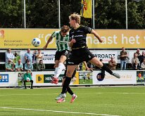 HL20260912008 GENEMUIDEN, NETHERLANDS - SEPTEMBER 12: Hadde Pleijsier (l) of Genemuiden, Aron Pouls (r) of SVZW. competition match between SC Genemuiden vs SVZW at Sports...