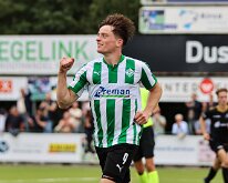 HL20260912015 GENEMUIDEN, NETHERLANDS - SEPTEMBER 12: Sander Egbers of Genemuiden. competition match between SC Genemuiden vs SVZW at Sports complex “the Wetering” on...
