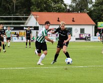 HL20260912018 GENEMUIDEN, NETHERLANDS - SEPTEMBER 12: Sander Egbers (l) of Genemuiden, Aron Pouls (r) of SVZW. competition match between SC Genemuiden vs SVZW at Sports...
