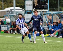 HL20260919007 SCHERPENZEEL, NETHERLANDS - SEPTEMBER 19: Giovani de La Vega (l) of Scherpenzeel, Sander Egbers (r) of Genemuiden. competition match between vv Scherpenzeel vs...