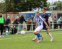 HL20260919011 SCHERPENZEEL, NETHERLANDS - SEPTEMBER 19: Roy Bakkenes (l) of Scherpenzeel, Hadde Pleijsier (r) of Genemuiden. competition match between vv Scherpenzeel vs SC...