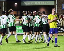 HL20260922018 GENEMUIDEN, NETHERLANDS - SEPTEMBER 22, 2026: Team of Genemuiden. KNVB Cup Match match second round between v.v. Staphorst vs SC Genemuiden at Sportcomplex Het...