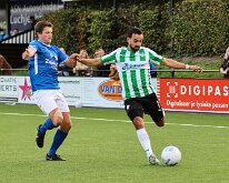 HL20261003004 HOOGEVEEN, NETHERLANDS - OKTOBER 2026: Jim Veltmaat (l) of Hoogeveen, Mitchell van Rooijen (r) of Genemuiden. Competition match between vv Hoogeveen vs SC...