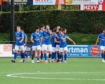 HL20261003009 HOOGEVEEN, NETHERLANDS - OKTOBER 2026: Team of Hoogeveen. Competition match between vv Hoogeveen vs SC Genemuiden at Sports complex “Bentinckspark” on oktober...