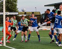 HL20261003011 HOOGEVEEN, NETHERLANDS - OKTOBER 2026: Competition match between vv Hoogeveen vs SC Genemuiden at Sports complex “Bentinckspark” on oktober 4, 2026 in...