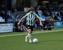 HL20261003013 HOOGEVEEN, NETHERLANDS - OKTOBER 2026: Berwout Beimers of Genemuiden. Competition match between vv Hoogeveen vs SC Genemuiden at Sports complex “Bentinckspark”...