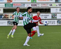 HL20261010005 GENEMUIDEN, NETHERLANDS - OKTOBER 10: Mitchell van Rooijen of Genemuiden. Competition match between SC Genemuiden vs DOVO at Sports complex “the Wetering” on...