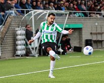 HL20261010008 GENEMUIDEN, NETHERLANDS - OKTOBER 10: Mitchell van Rooijen of Genemuiden. Competition match between SC Genemuiden vs DOVO at Sports complex “the Wetering” on...