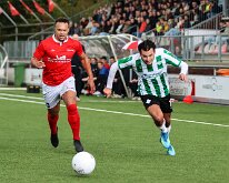 HL20261017004 RIJSSEN, NETHERLANDS - OKTOBER 17: Shaquile Woudstra (l) of Excelsior, Thijmen de Lange (r) of Genemuiden. Competition match between Excelsior '31 vs SC...